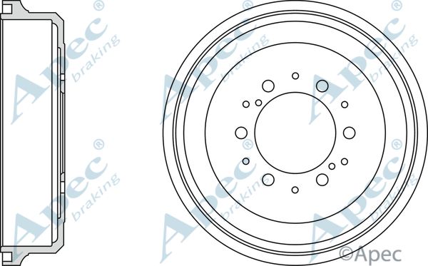 APEC BRAKING Тормозной барабан DRM9900